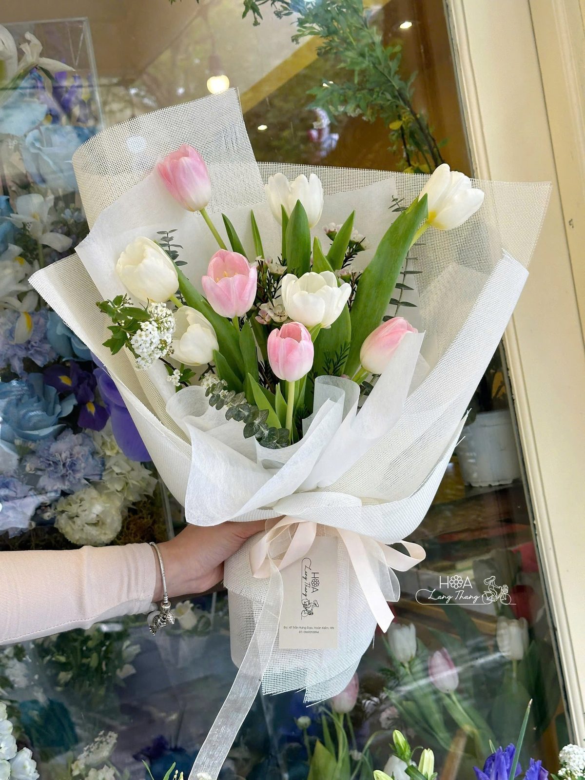 Điện Hoa Tặng Sếp Đối Tác Hà Nội | Giao 2h Nội Thành | Hoa Lang Thang - Hoa Lang Thang