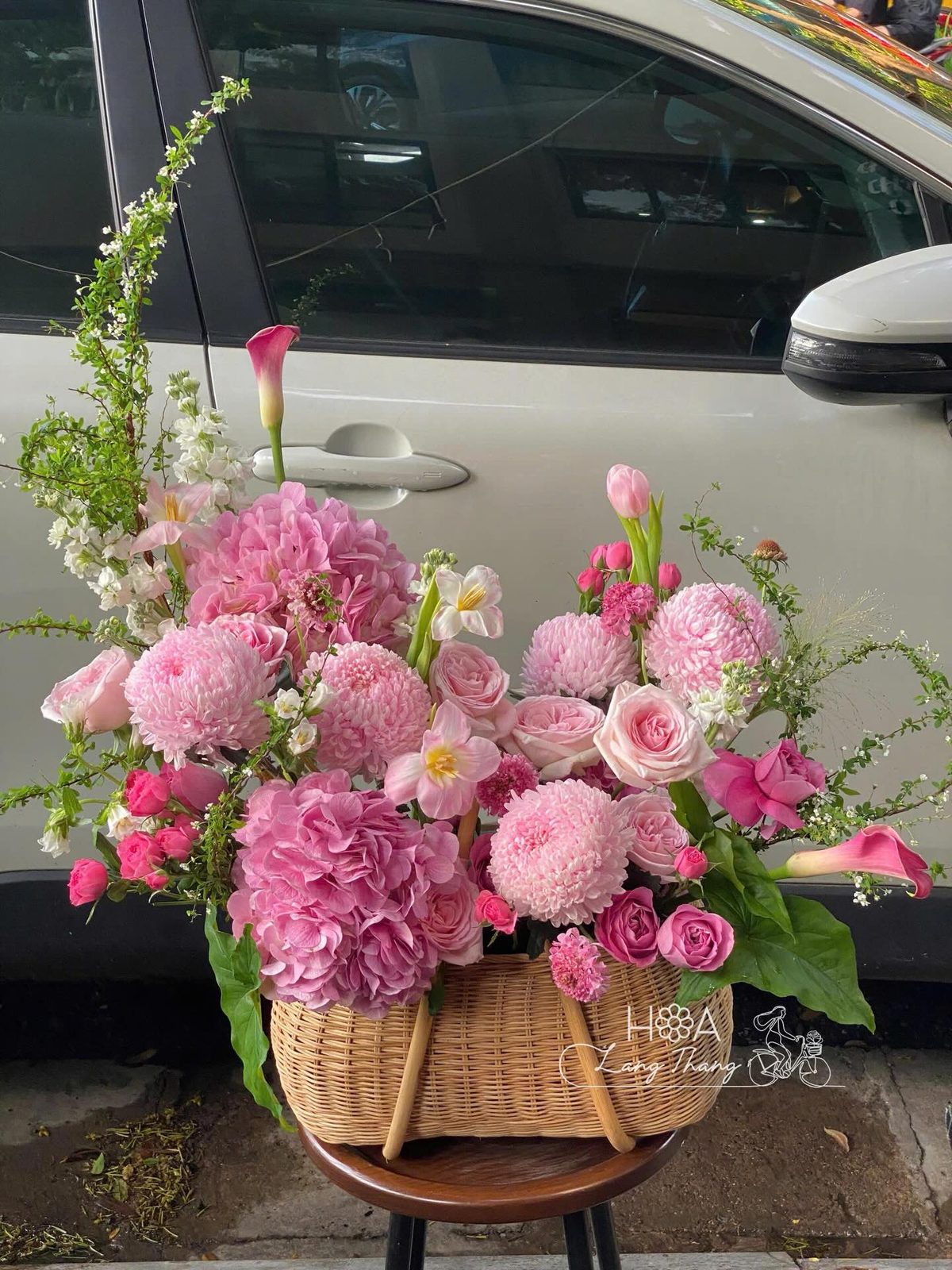 Điện hoa Hà Nội giao buổi tối & ngoài giờ | Hoa Lang Thang 2h tận nơi - Hoa Lang Thang