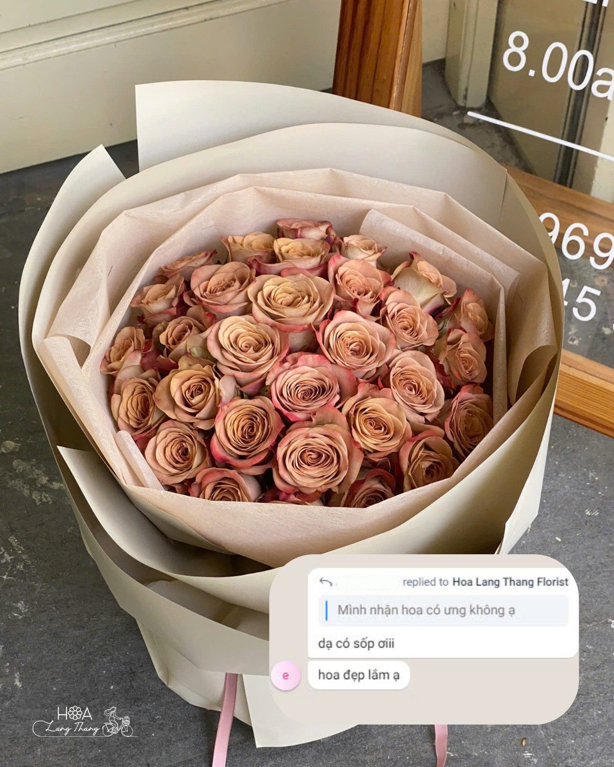 Bó hoa hồng màu pastel, lãng mạn, thích hợp cho nhiều dịp