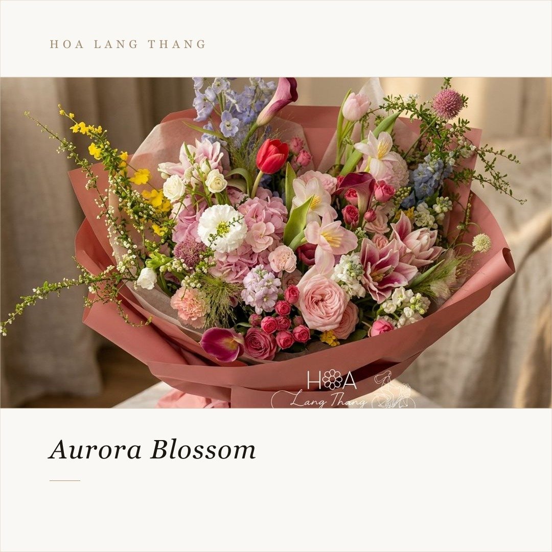 Bó hoa Aurora Blossom với hoa <a href=