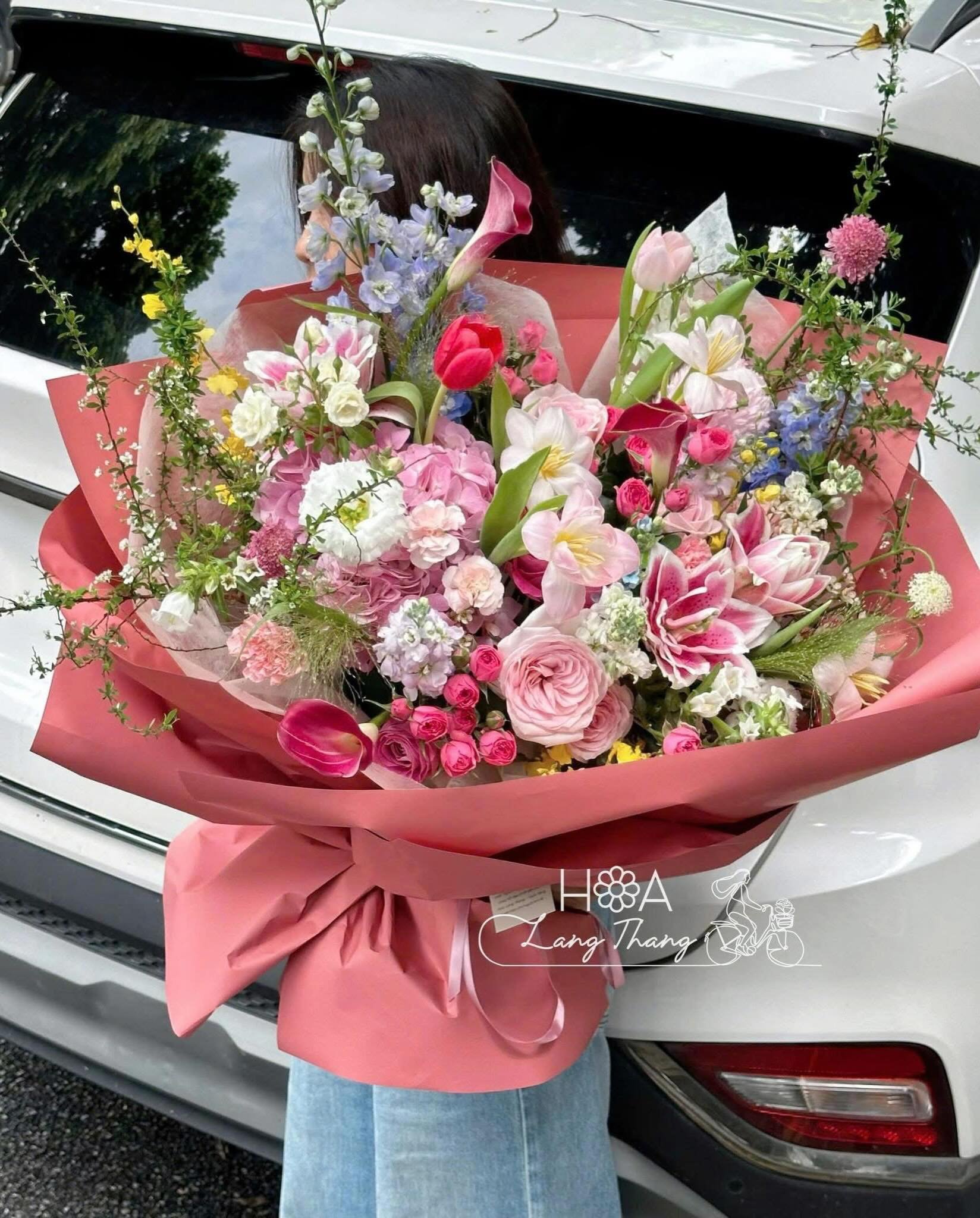 Bouquet lớn với <a href=