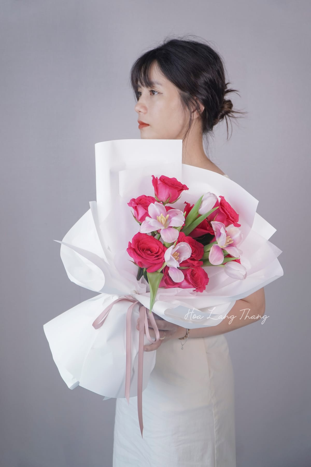 Aura Rose - hoa tang ngay sinh nhat ban than | Hoa Lang Thang