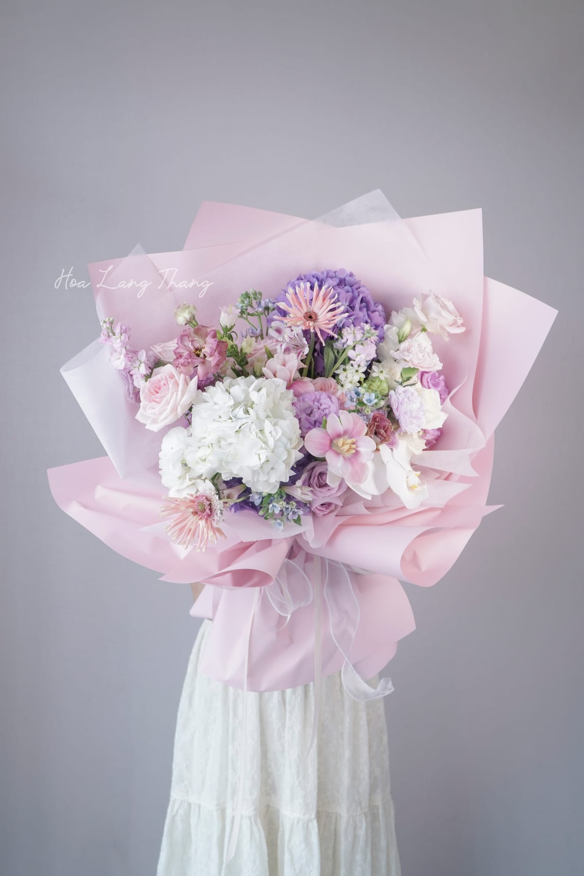 Celeste Bouquet - hoa tang chuc mung len chuc | Hoa Lang Thang
