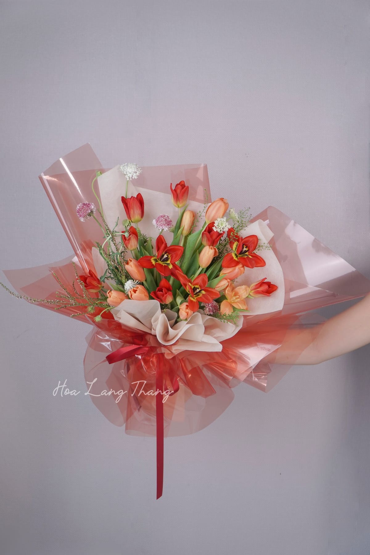 Douceur Rose - hoa tang benh nhan o vien | Hoa Lang Thang