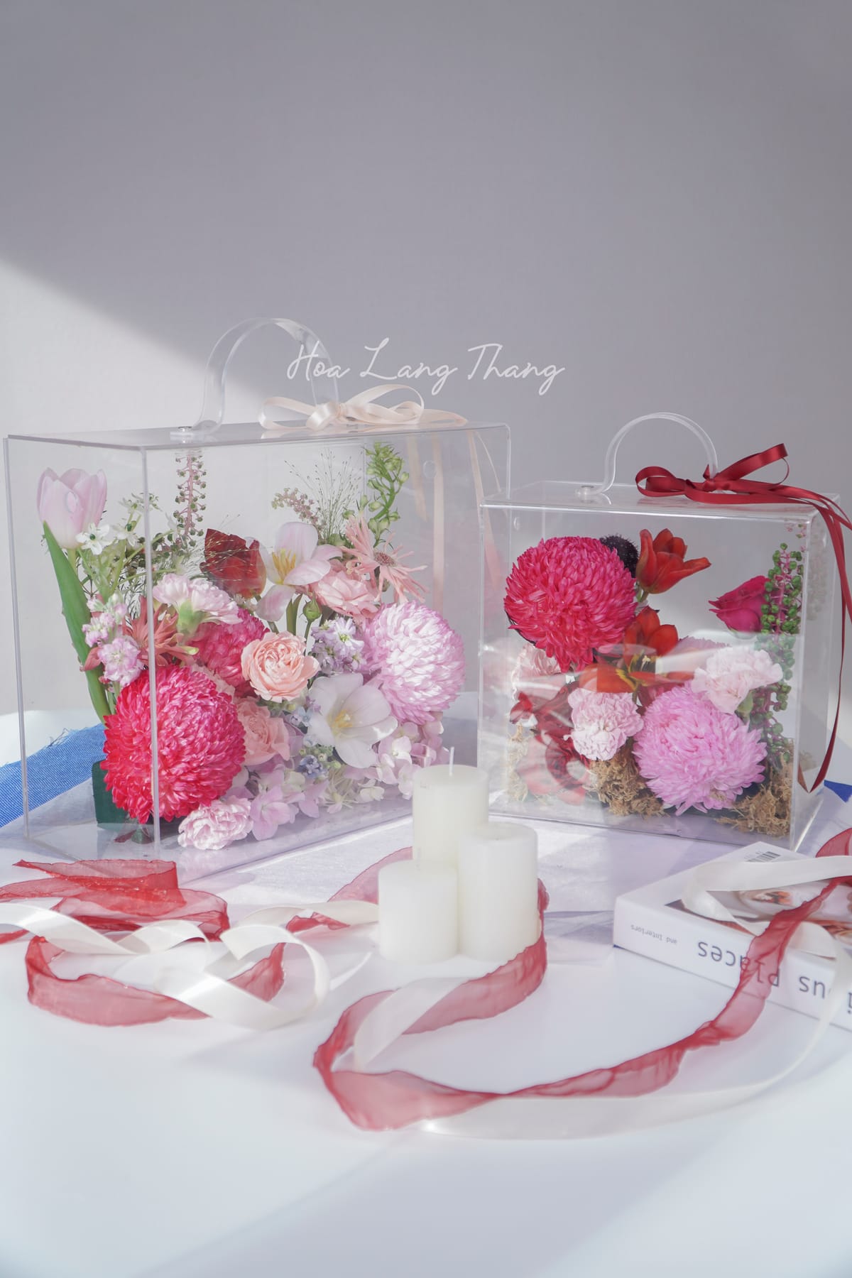 Lumière Floral Box - meo chon hoa khong bi heo nhanh | Hoa Lang Thang