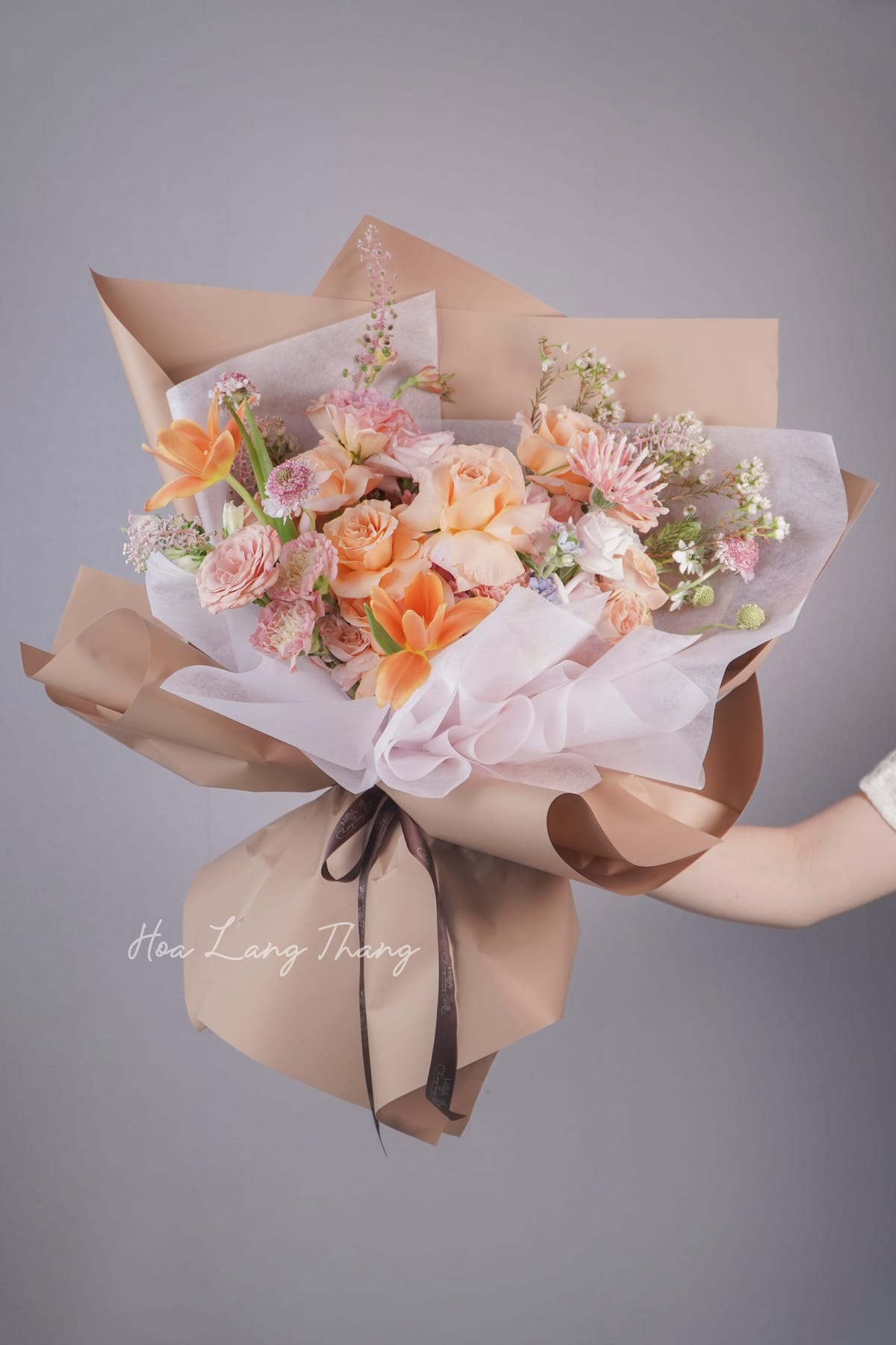 Nocturne Rose - bo hoa anemone mix dep | Hoa Lang Thang