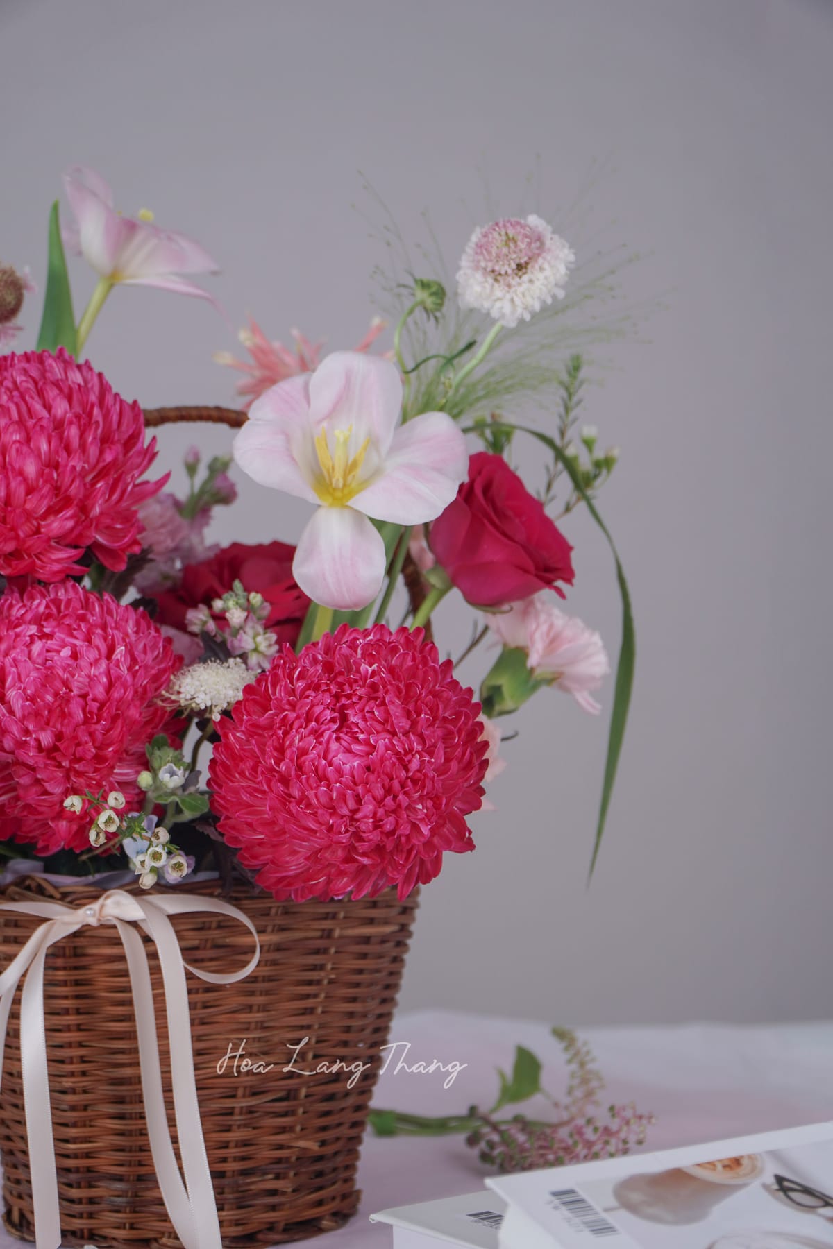 Opulence Basket - lang hoa khai truong nha hang | Hoa Lang Thang